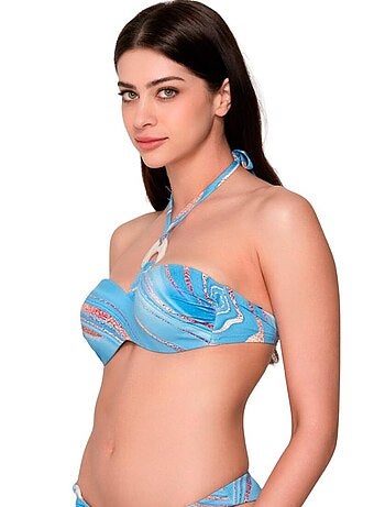 Haut maillot de bain bandeau préformé lana