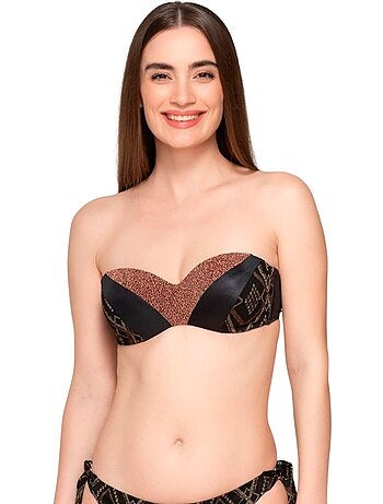 Haut maillot de bain bandeau préformé manhattan