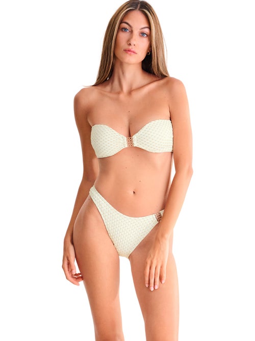 Haut maillot de bain bandeau préformé sans armatures egypt - Kiabi
