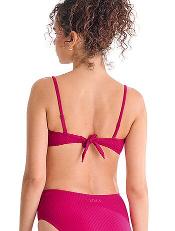 Haut maillot de bain bandeau préformé sans armatures florida