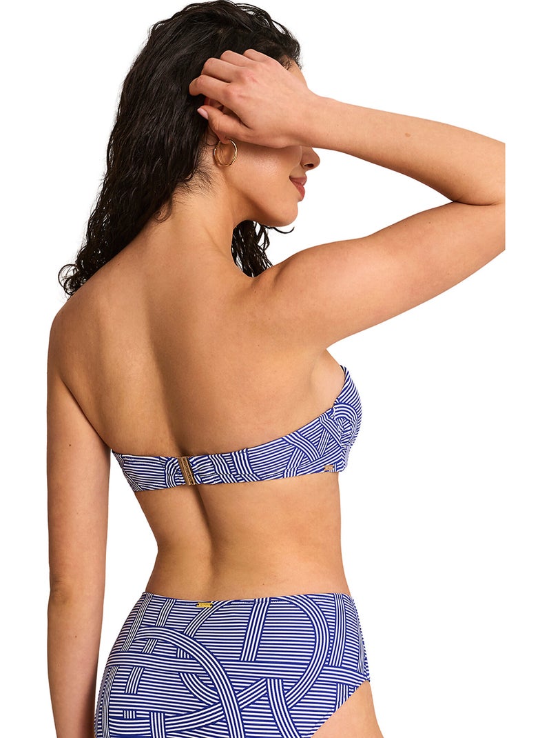 Haut maillot de bain bandeau reverie Bleu - Kiabi