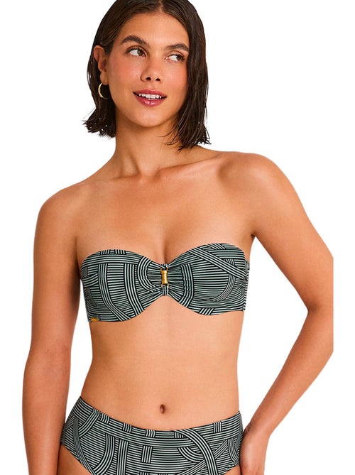 Haut maillot de bain bandeau reverie - Kiabi Haut maillot de bain bandeau reverie - Kiabi