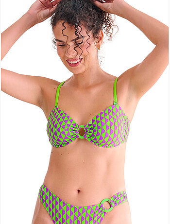 Haut maillot de bain bandeau sans armatures aruba