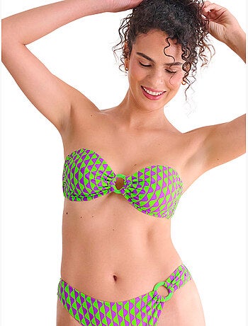 Haut maillot de bain bandeau sans armatures aruba