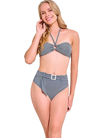 Haut maillot de bain bandeau sans armatures lascari