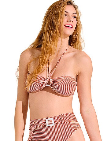 Haut maillot de bain bandeau sans armatures lascari