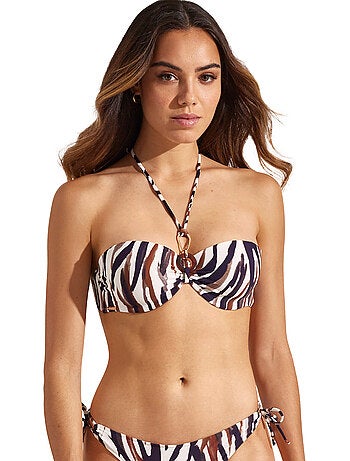 Haut maillot de bain bandeau serengeti