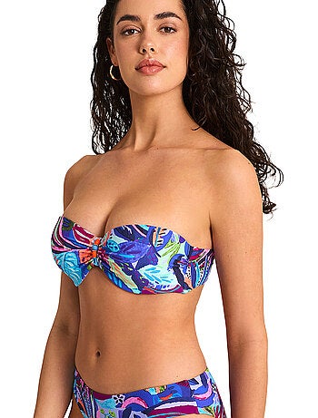 Haut maillot de bain bandeau sunset