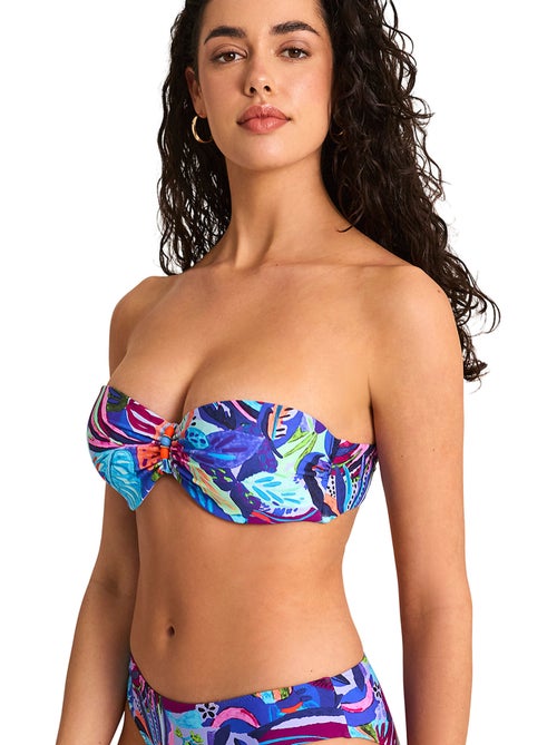 Haut maillot de bain bandeau sunset - Kiabi Haut maillot de bain bandeau sunset - Kiabi