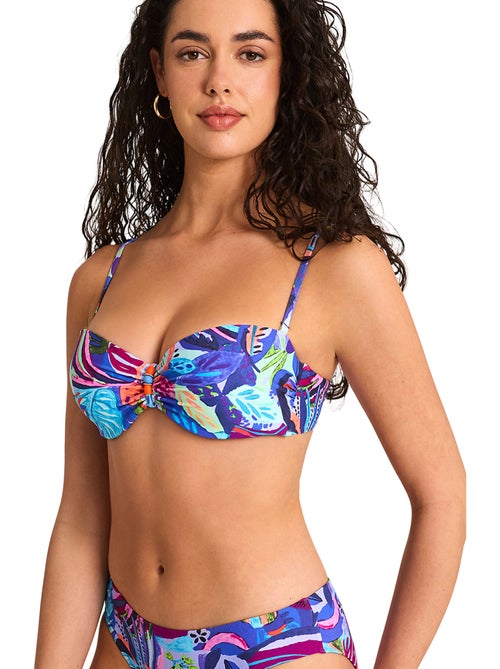 Haut maillot de bain bandeau sunset - Kiabi Haut maillot de bain bandeau sunset - Kiabi