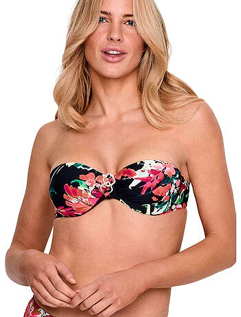 Haut maillot de bain bandeau tropico