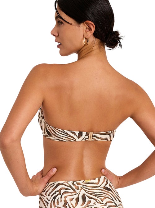 Haut maillot de bain bandeau utopia - Kiabi Haut maillot de bain bandeau utopia - Kiabi