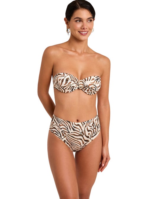 Haut maillot de bain bandeau utopia - Kiabi Haut maillot de bain bandeau utopia - Kiabi