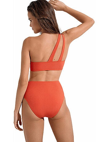 Haut maillot de bain brassière asymétrique sans armatures normandie