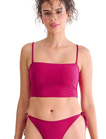 Haut maillot de bain bustier sans armatures florida