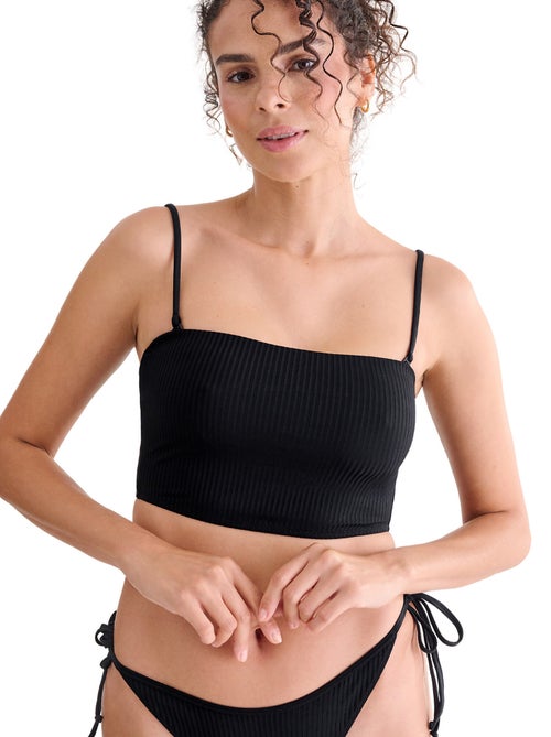 Haut maillot de bain bustier sans armatures florida - Kiabi Haut maillot de bain bustier sans armatures florida - Kiabi