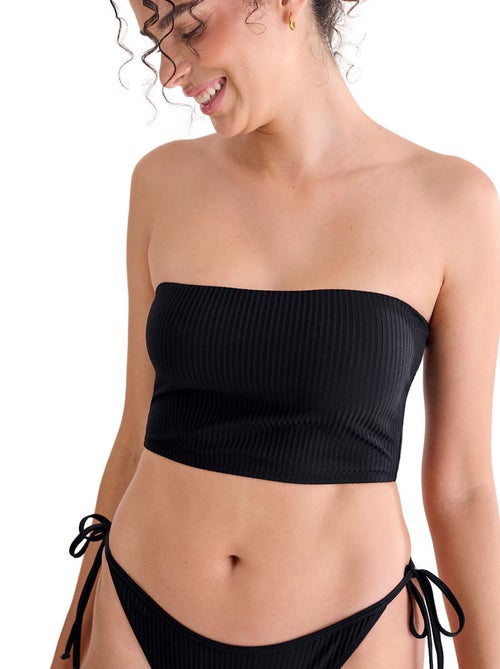 Haut maillot de bain bustier sans armatures florida - Kiabi Haut maillot de bain bustier sans armatures florida - Kiabi