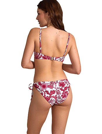 Haut maillot de bain décolleté préformé sans armatures acanthus