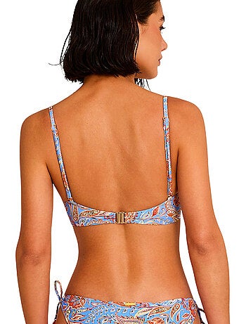 Haut maillot de bain décolleté préformé sans armatures mirage