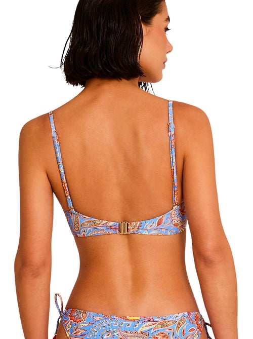 Haut maillot de bain décolleté préformé sans armatures mirage - Kiabi