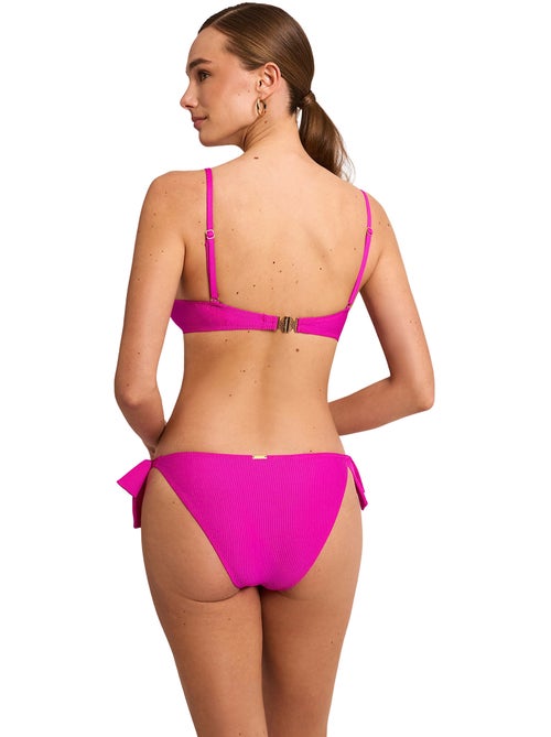 Haut maillot de bain décolleté préformé sans armatures solstice - Kiabi