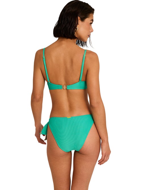 Haut maillot de bain décolleté préformé sans armatures solstice - Kiabi Haut maillot de bain décolleté préformé sans armatures solstice - Kiabi