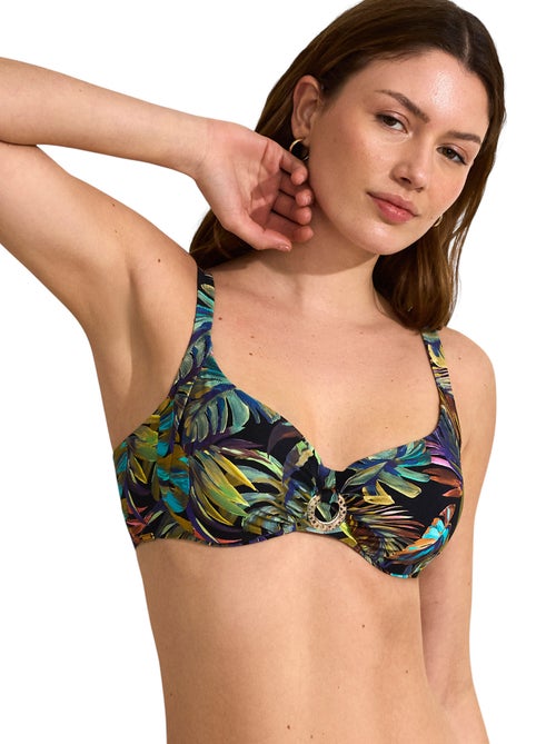 Haut maillot de bain emboîtant jade - Kiabi Haut maillot de bain emboîtant jade - Kiabi