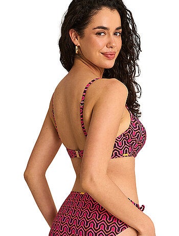 Haut maillot de bain emboîtant kaleido