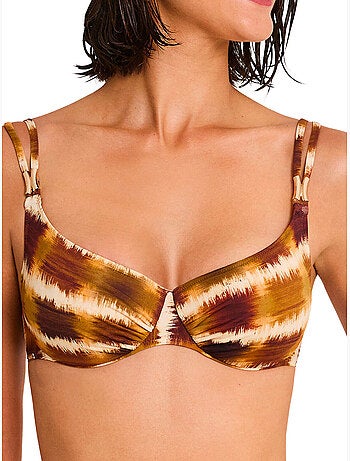 Haut maillot de bain emboîtant magma