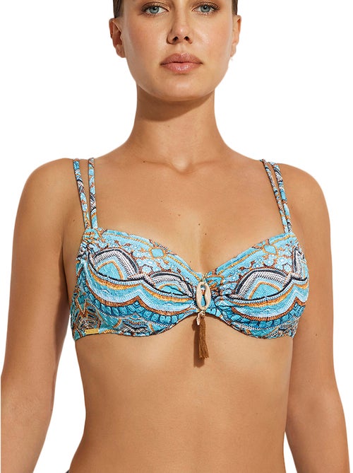 Haut maillot de bain emboîtant mai thai - Kiabi Haut maillot de bain emboîtant mai thai - Kiabi