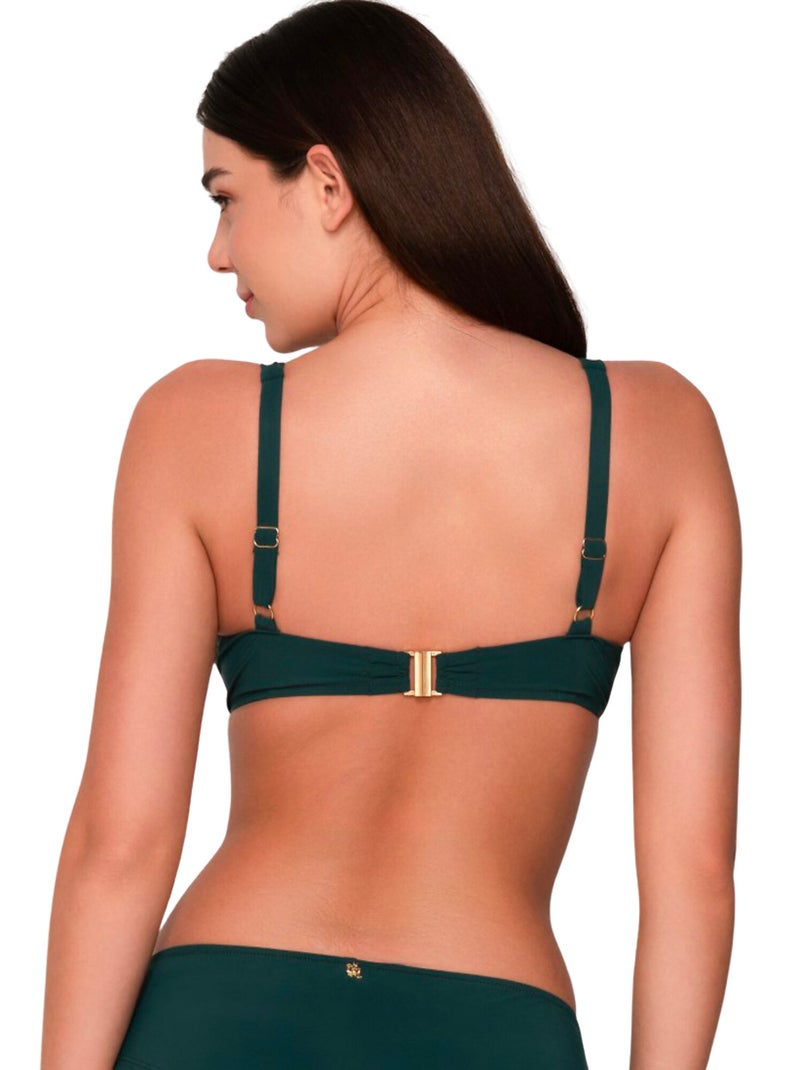 Haut maillot de bain emboîtant non préformé blue sense Vert - Kiabi