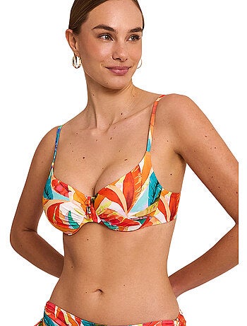 Haut maillot de bain emboîtant oasis