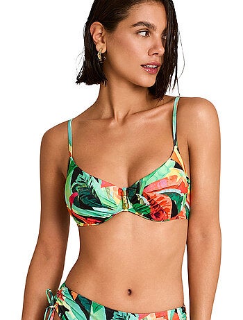 Haut maillot de bain emboîtant oasis