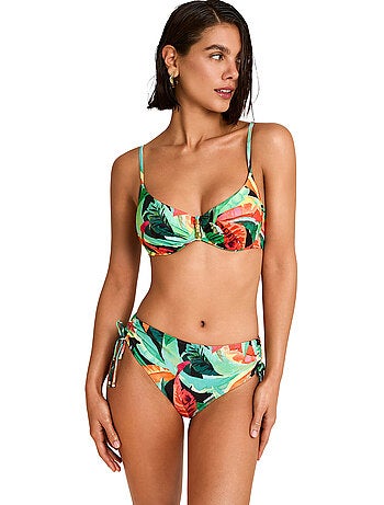 Haut maillot de bain emboîtant oasis