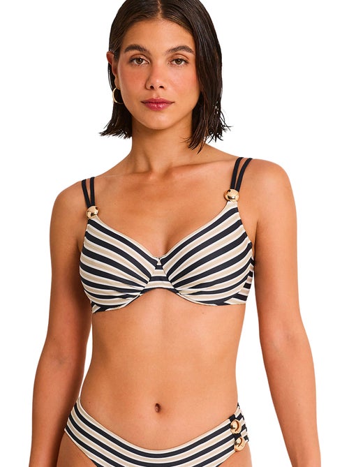 Haut maillot de bain emboîtant sailor - Kiabi