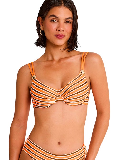 Haut maillot de bain emboîtant sailor - Kiabi Haut maillot de bain emboîtant sailor - Kiabi