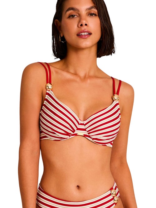 Haut maillot de bain emboîtant sailor - Kiabi Haut maillot de bain emboîtant sailor - Kiabi