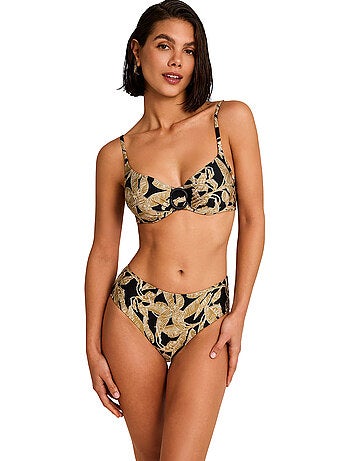 Haut maillot de bain emboîtant salvia