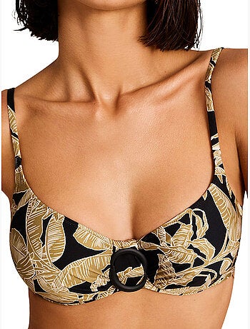 Haut maillot de bain emboîtant salvia