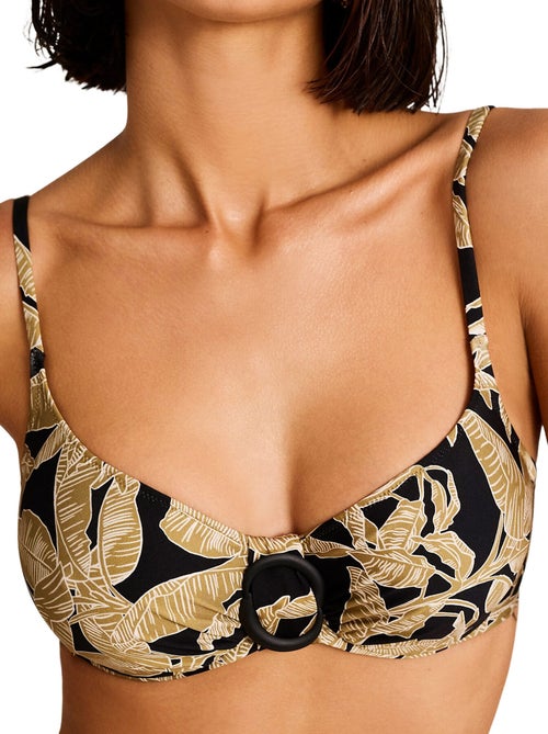 Haut maillot de bain emboîtant salvia - Kiabi Haut maillot de bain emboîtant salvia - Kiabi