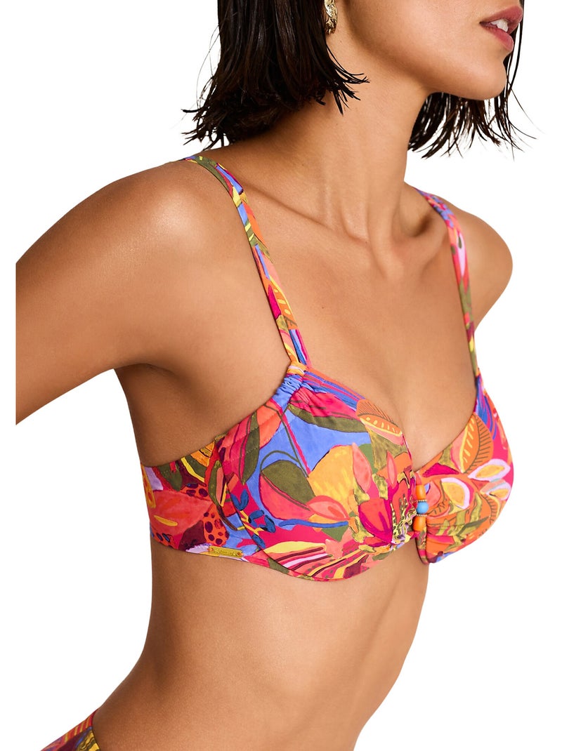 Haut maillot de bain emboîtant sunset Orange - Kiabi