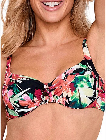 Haut maillot de bain emboîtant tropico