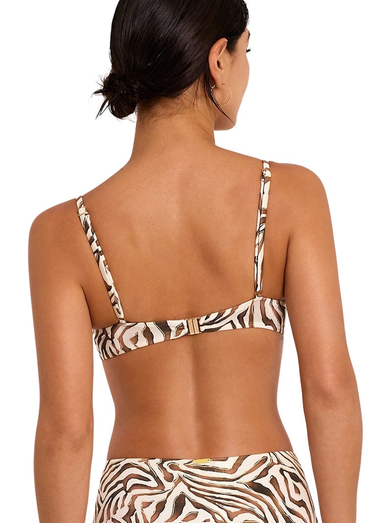 Haut maillot de bain emboîtant utopia Ecru - Kiabi