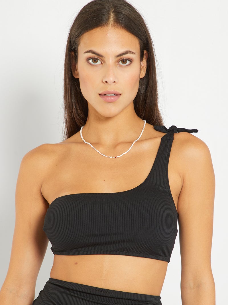 Haut maillot de bain maternité noir - Kiabi