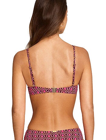 Haut maillot de bain préformé armaturé kaleido