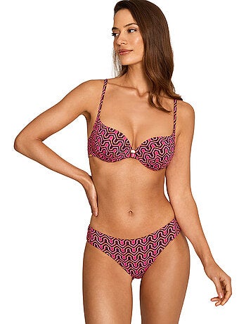 Haut maillot de bain préformé armaturé kaleido