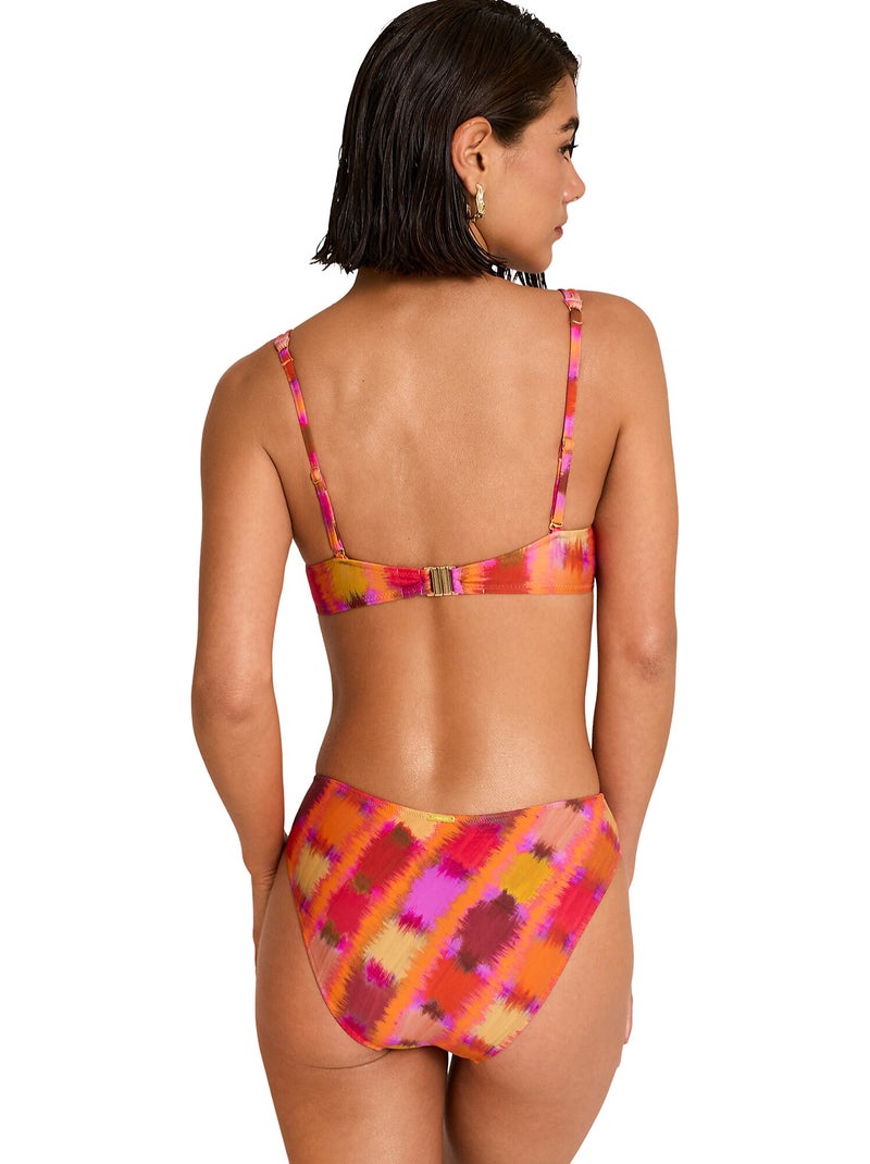 Haut maillot de bain préformé armaturé magma Orange - Kiabi
