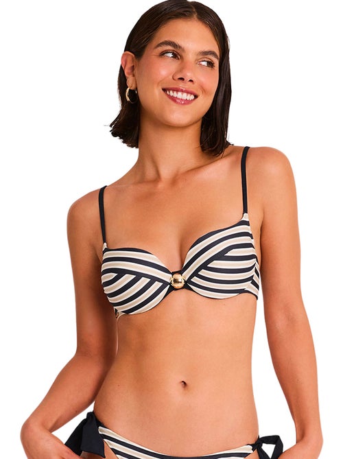 Haut maillot de bain préformé armaturé sailor - Kiabi Haut maillot de bain préformé armaturé sailor - Kiabi