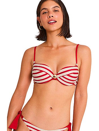 Haut maillot de bain préformé armaturé sailor