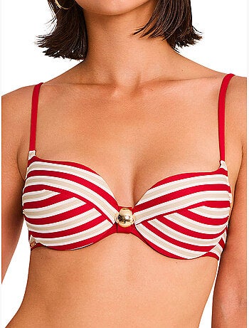 Haut maillot de bain préformé armaturé sailor
